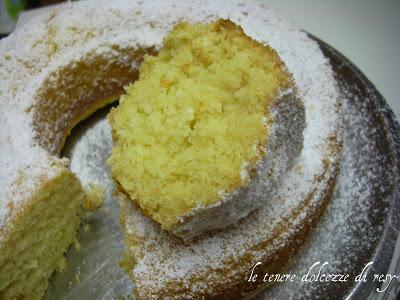 Ciambella al cocco e profumo di limone........la prima ricetta del mio quaderno!!