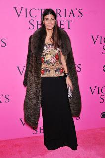 Giovanna Battaglia e Lily Aldridge in Dolce & Gabbana at Victorias Secret event