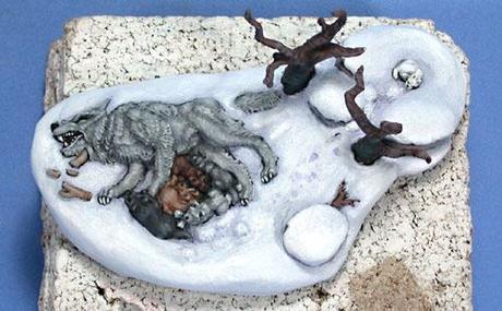Una miniatura dedicata alla meta-lupa morta