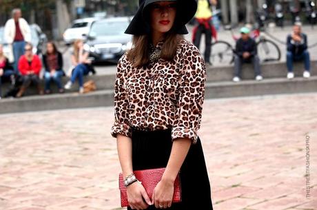 In the Street...The Leopard is back in Town...Milan & Paris