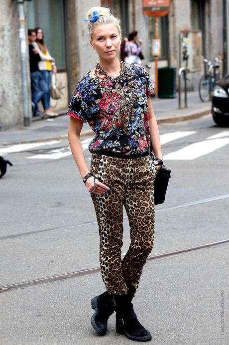 In the Street...The Leopard is back in Town...Milan & Paris