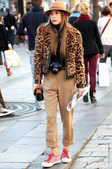 In the Street...The Leopard is back in Town...Milan & Paris