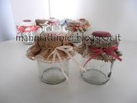 Piccoli vasetti shabby