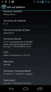 CyanogenMod: rilasciata la CM10 Nightly versione 20121111