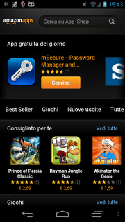 Amazon App Shop regala mSecure - Password Manager and secure Digital Wallet (solo oggi 10 novembre 2012)