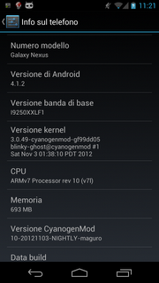 CyanogenMod 10 Nightly: rilasciata la CM10 20121103