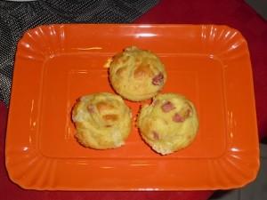 Muffin prosciutto e formaggio