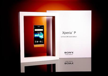 Sony Xperia P in versione Gold Edition