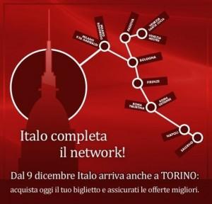 Italo: con torino network completato!