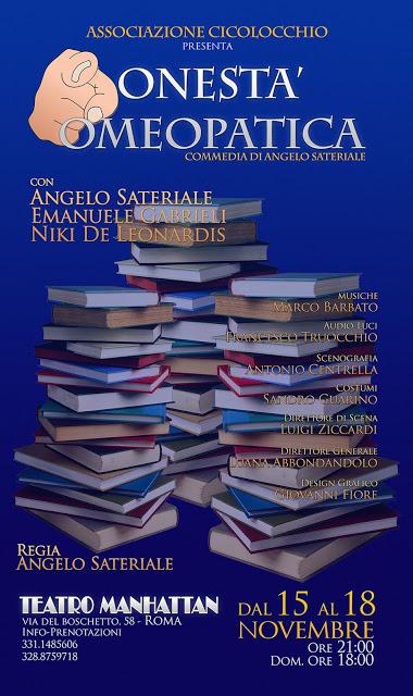 Chi va con lo Zoppo... non perde 'Onestà omeopatica', la nuova commedia di Angelo Sateriale