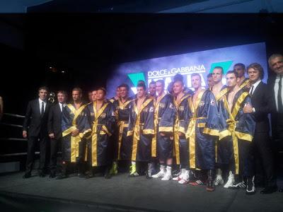 The new Dolce & Gabbana Italia Thunder boxing team