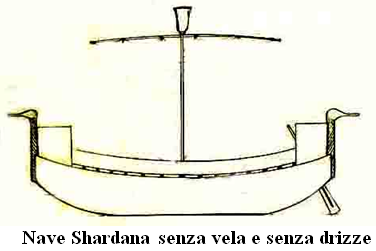 La vela Shardana e i triangolini