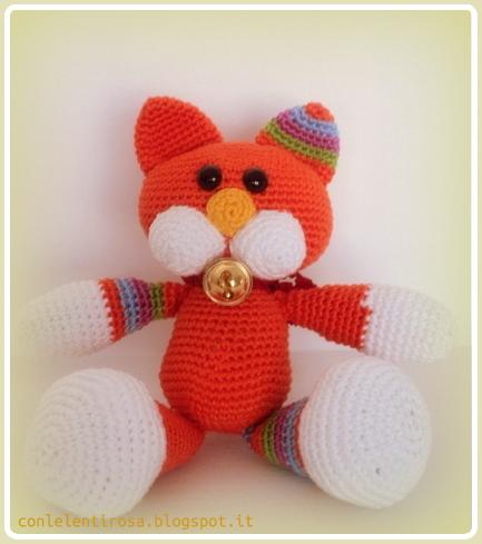 Il gattino pasticcione... amigurumi!