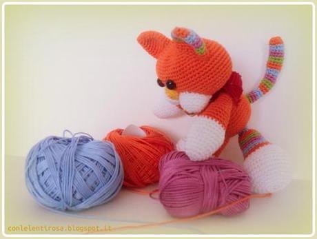 Il gattino pasticcione... amigurumi!