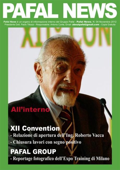 Rivista/ Pafal News. N° 4 – Novembre 2012