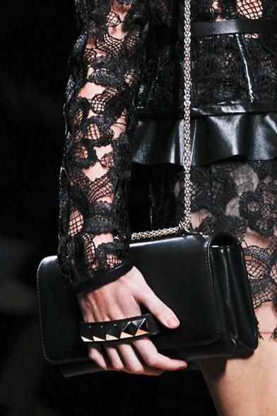 Valentino Rockstud Clutch Bag