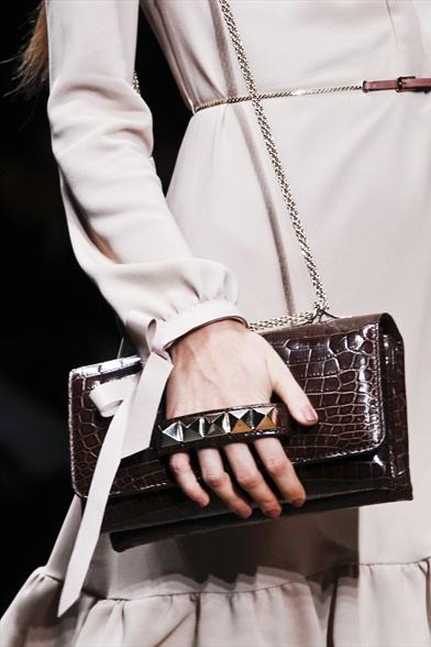 Valentino Rockstud Clutch Bag