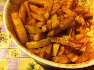 Wurstel al formaggio in camicia con Potato Fries