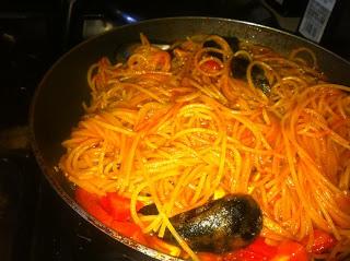 Spaghetti con le cozze