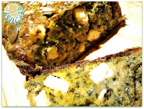 Plumcake agli spinaci e formaggio