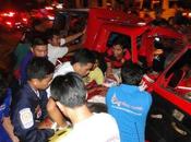 Incidente motocicletta sulle strade patong beach