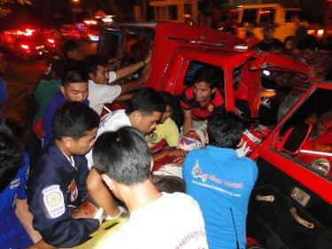 INCIDENTE TUK TUK E MOTOCICLETTA SULLE STRADE DI PATONG BEACH