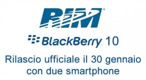 RIM - BlackBerry 10 rilasciato il 10 gennaio 2013 - Logo