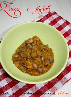 Zucca e fagioli per il mycs menù