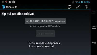 CyanogenMod: rilasciata CM10 Nightly 20121114