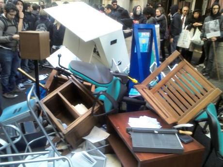 Manifestazione a Torino, scontri e occupazioni. (foto)