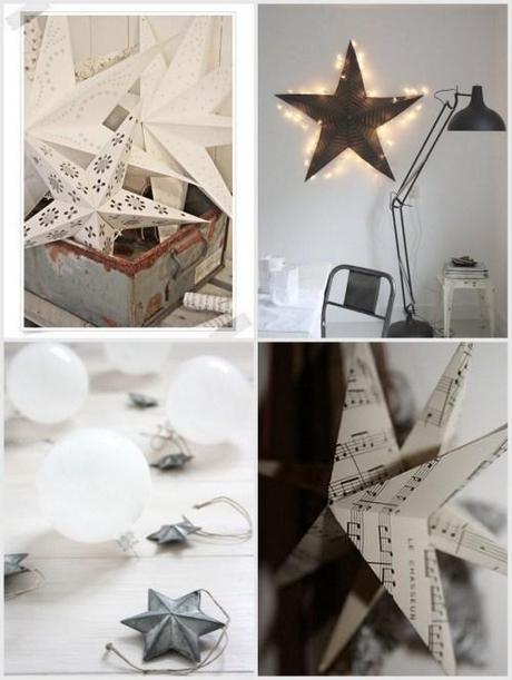 cut light paper music silver stars