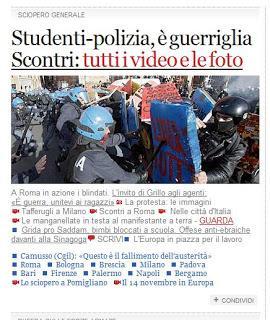 Vergognosi titoli contro Grillo Vergognosi titoli contro Grillo