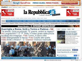 Vergognosi titoli contro Grillo Vergognosi titoli contro Grillo