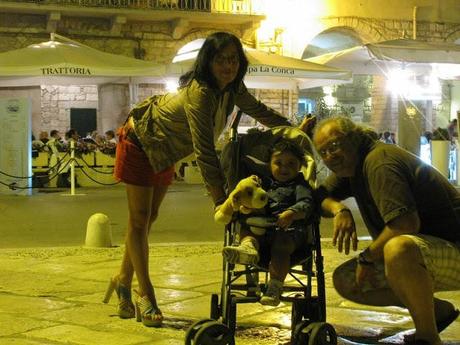 NOTTE IN AMORE, INCIPRIATA DI LUNA - TRANI - PASSATELLI CON TARTUFO SU FONDUTINA CAPRINA