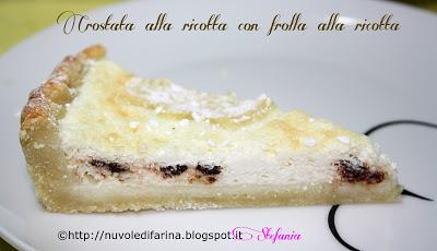 Crostata alla ricotta con frolla alla ricotta