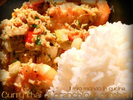 CURRY THAI DI GRANCHIO E GAMBERI