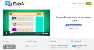 Phabule - il social network per condividere online fotografie e testi