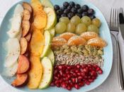 Composizione frutta autunnale cannella, miele semi