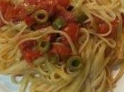 Linguine pomodorini, olive alici