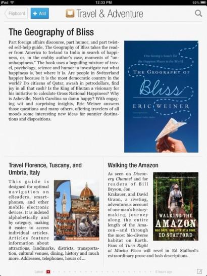 Flipboard iBooks screenshot 001 410x546 Apple e Flipboard insieme per gli ebooks Flipboard App Store 