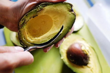 Svuotare l'avoocado Brownies cioccolato e avocado