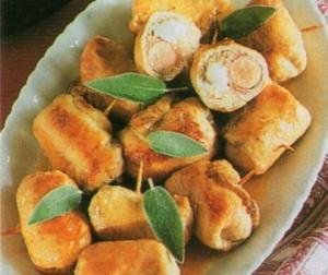 Involtini ai wurstel