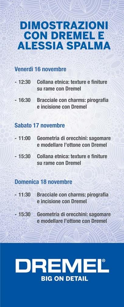 Dimostrazioni fiera Beads and Tricks e Dremel