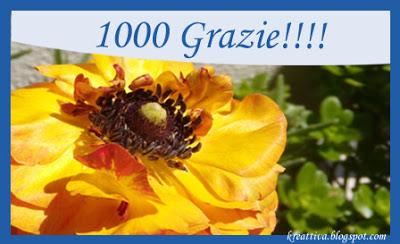 1000 Grazie a tutti voi!!!