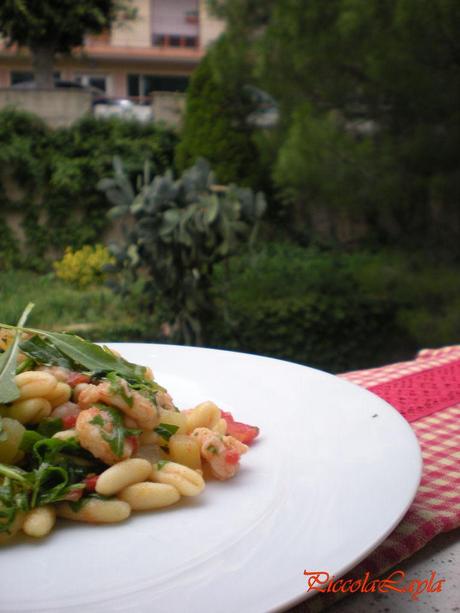 Rucola cotta o Rucola cruda… Cavatelli Pugliesi con Rucola e Gamberi