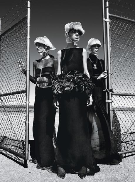 Fierce Creatures Editorial For Wmagazine: Baroque Style Soldiers.