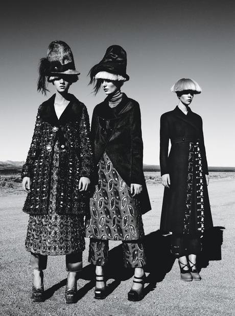 Fierce Creatures Editorial For Wmagazine: Baroque Style Soldiers.