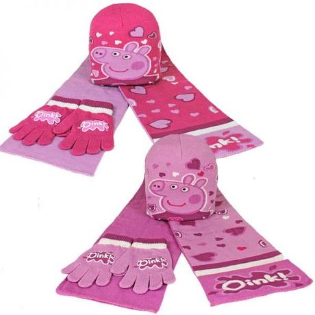 Cappello, sciarpa e guanti by Peppa Pig