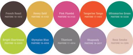 PANTONE fall-winter 2012-2013