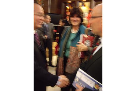 Senzanome Stefano Vernole con S.E. Ding Wei Ambasciatore della Cina